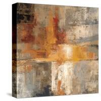 Silver and Amber Crop-null-Stretched Canvas