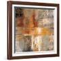 Silver and Amber Crop-null-Framed Art Print