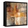 Silver and Amber Crop-null-Framed Stretched Canvas
