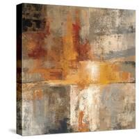 Silver and Amber Crop-null-Stretched Canvas