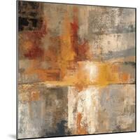 Silver and Amber Crop-null-Mounted Art Print