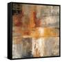 Silver and Amber Crop-null-Framed Stretched Canvas