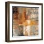 Silver and Amber Crop-null-Framed Art Print