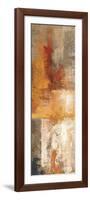 Silver and Amber Panel I-null-Framed Art Print