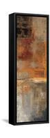 Silver and Amber Panel II-null-Framed Stretched Canvas