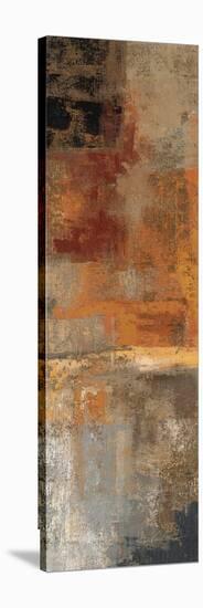 Silver and Amber Panel II-null-Stretched Canvas