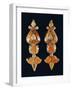 Silver and Coral Earrings, Region of Tibet, Early 20th Century-null-Framed Giclee Print