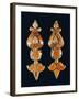 Silver and Coral Earrings, Region of Tibet, Early 20th Century-null-Framed Giclee Print