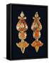 Silver and Coral Earrings, Region of Tibet, Early 20th Century-null-Framed Stretched Canvas