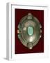 Silver and Coral Plaque, Female Hair Accessory, Region of Tibet-null-Framed Giclee Print