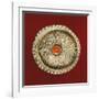 Silver and Coral Plaque, Female Hair Ornament, Region of Tibet-null-Framed Giclee Print