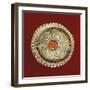 Silver and Coral Plaque, Female Hair Ornament, Region of Tibet-null-Framed Giclee Print