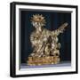 Silver and Gilded Bronze Bust of Saint Ignatius, from Naples Cathedral, 1757-Giacinto Gigante-Framed Giclee Print