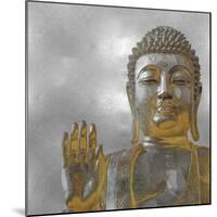 Silver and Gold Buddha-Tom Bray-Mounted Art Print