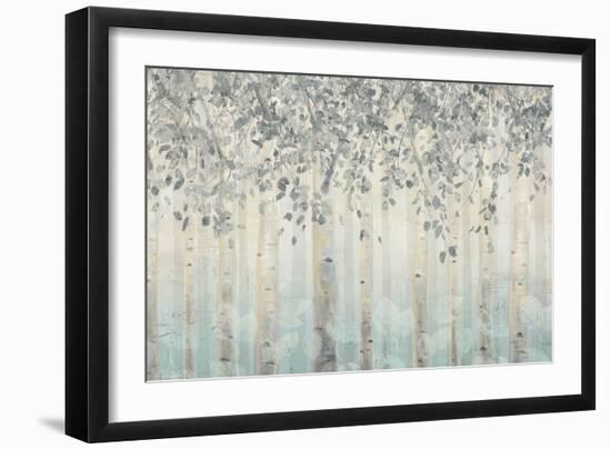 Silver and Gray Dream Forest I-James Wiens-Framed Art Print