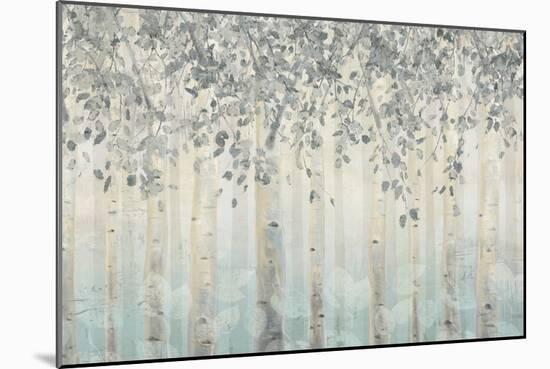 Silver and Gray Dream Forest I-James Wiens-Mounted Art Print