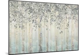 Silver and Gray Dream Forest I-James Wiens-Mounted Art Print