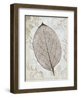 Silver and Persimmon-Ariane Morey-Framed Art Print