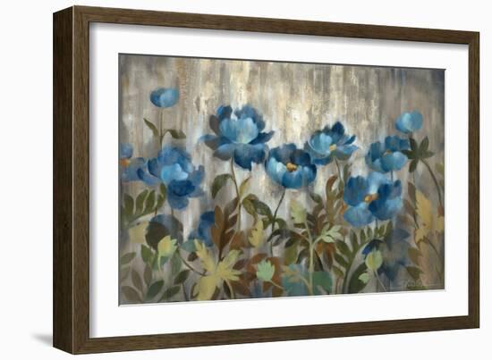 Silver and Sapphire-Silvia Vassileva-Framed Art Print