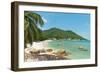 Silver Beach, Crystal Beach Beach View at Koh Samui Island Thailand-tupikov-Framed Photographic Print
