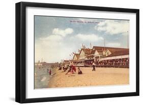 Silver Beach, St. Joseph, Michigan-null-Framed Art Print