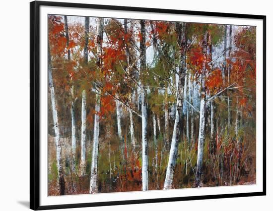 Silver Birches III-Richard Akerman-Framed Giclee Print