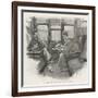 Silver Blaze Holmes and Watson in a Railway Compartment-Sidney Paget-Framed Photographic Print