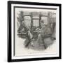 Silver Blaze Holmes and Watson in a Railway Compartment-Sidney Paget-Framed Photographic Print