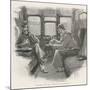 Silver Blaze Holmes and Watson in a Railway Compartment-Sidney Paget-Mounted Photographic Print