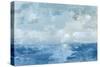 Silver Blue Sea-Pamela Munger-Stretched Canvas