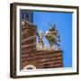 Silver British Unicorn Faneuil Meeting Hall, Freedom Trail, Boston, Massachusetts.-William Perry-Framed Photographic Print