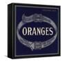 Silver Buckle Brand - East Highlands, California - Citrus Crate Label-Lantern Press-Framed Stretched Canvas