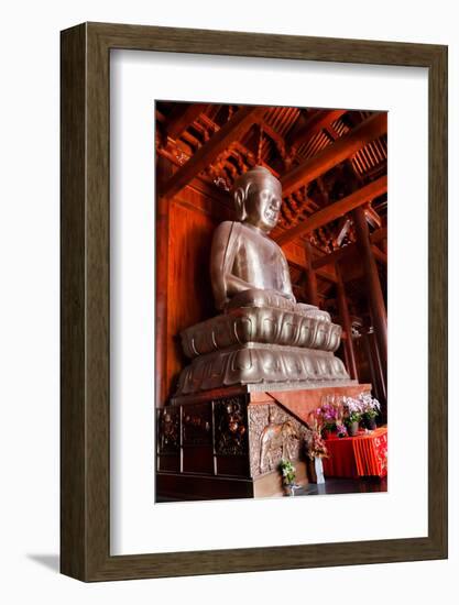 Silver Buddha , Shanghai-William Perry-Framed Photographic Print