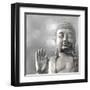 Silver Buddha-Tom Bray-Framed Art Print