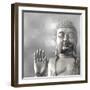 Silver Buddha-Tom Bray-Framed Art Print