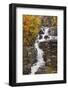 Silver Cascade and fall colors, Crawford Notch State Park, New Hampshire-Adam Jones-Framed Photographic Print