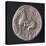 Silver Celtic Tetradrachm of Celts of Danube, Back Side Depicting Horseman-null-Stretched Canvas