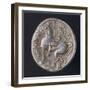 Silver Celtic Tetradrachm of Celts of Danube, Back Side Depicting Horseman-null-Framed Giclee Print