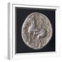 Silver Celtic Tetradrachm of Celts of Danube, Back Side Depicting Horseman-null-Framed Giclee Print