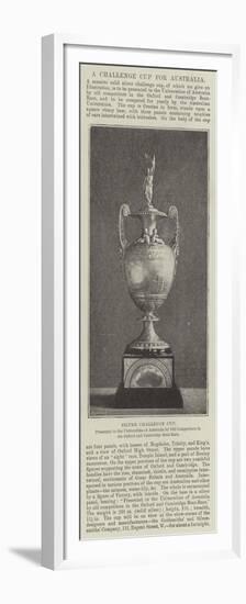 Silver Challenge Cup-null-Framed Premium Giclee Print
