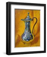 Silver Coffee Pot 2021 (oil)-Tilly Willis-Framed Giclee Print