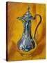 Silver Coffee Pot 2021 (oil)-Tilly Willis-Stretched Canvas