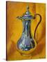 Silver Coffee Pot 2021 (oil)-Tilly Willis-Stretched Canvas