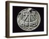 Silver Coin Bearing Image of Drakkar Boat, from Birka, Lake Marelen, Sweden, Viking Coins-null-Framed Giclee Print