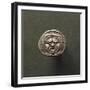 Silver Coin Depicting Gorgon's Head, from Populonia-null-Framed Giclee Print