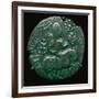 Silver coin of the Huns copying an Indian style, 5th century BC. Artist: Unknown-Unknown-Framed Giclee Print