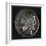 Silver Coin with Serrated Edges from Roman Republic with Head of Jupiter, Recto, Roman Coins BC-null-Framed Giclee Print