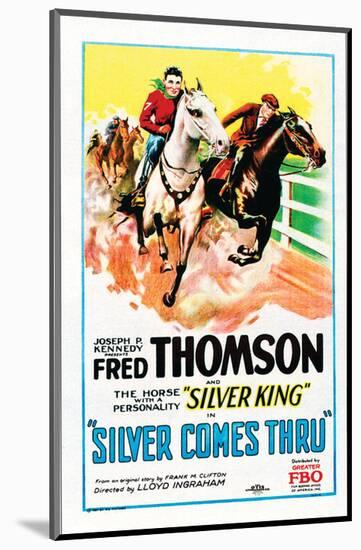 Silver Comes Through - 1927-null-Mounted Giclee Print