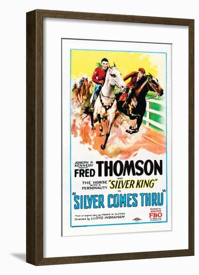 Silver Comes Through - 1927-null-Framed Giclee Print