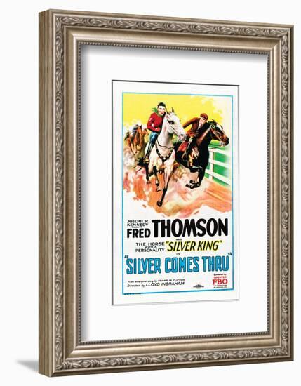 Silver Comes Through - 1927-null-Framed Giclee Print